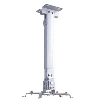 Soporte de Proyector Universal - para Techo ó Pared, Expandible de 70 A 120 cms, en Acero, con Resistencia de 10 kgs, Color Blanco, BROBOTIX 577012 Soporte de Proyector Universal - para Techo ó Pared, Expandible de 70 A 120 cms, en Acero, con Resistencia de 10 kgs, Color Blanco, BROBOTIX 577012